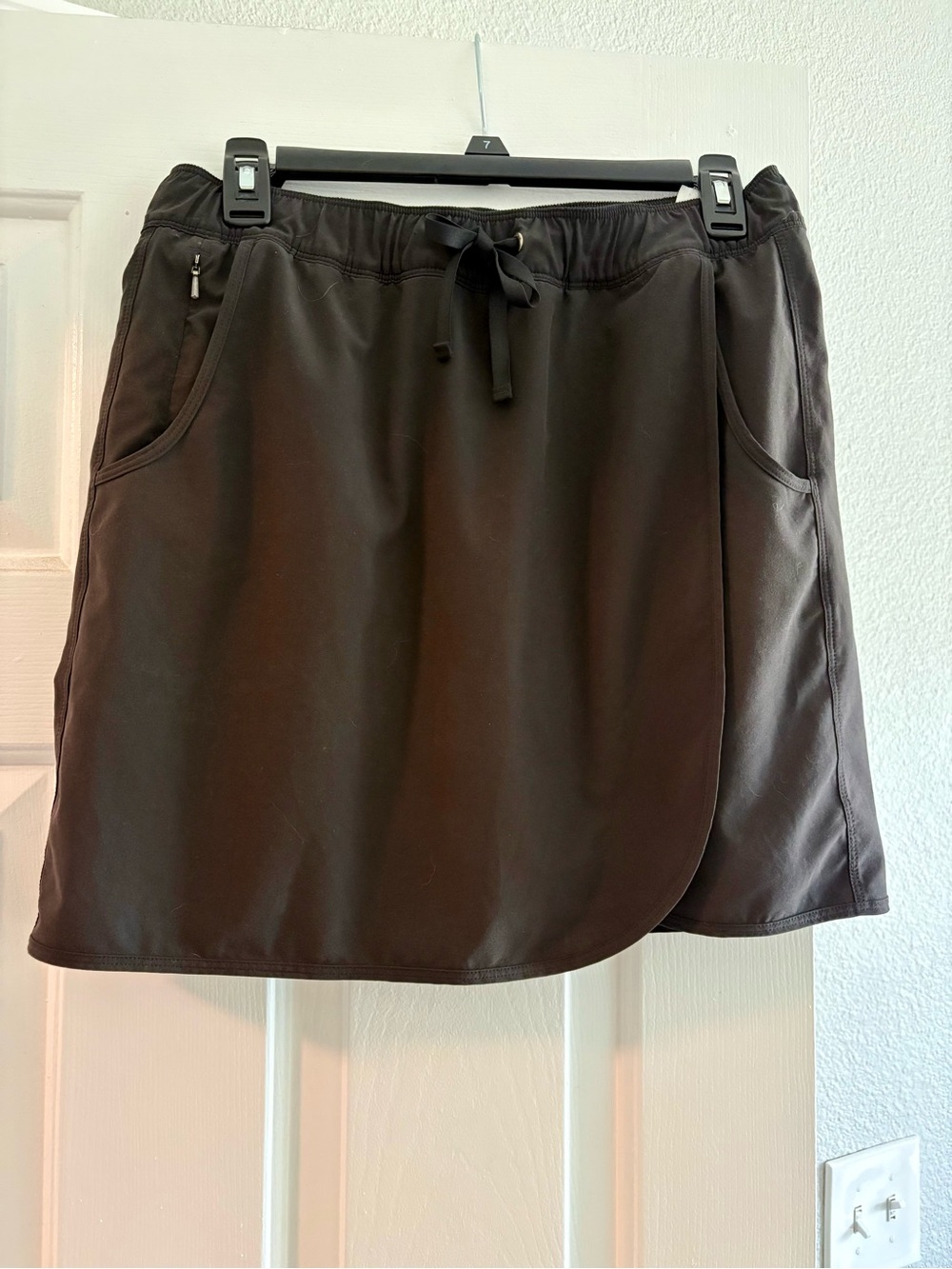 Patagonia black Drawstring Tech Skort
